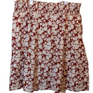 NWT Women's High-Rise Tiered MIDI a-Line Skirt - Universal Thread - 4X